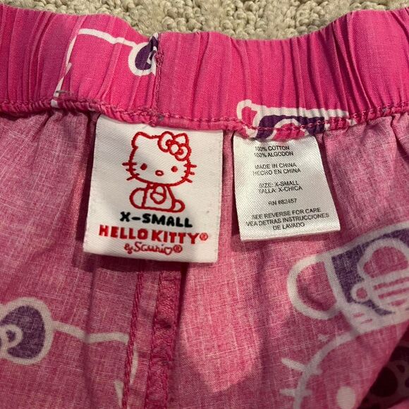 Hello Kitty Hot Pink Pajama Pants size X-Small - Picture 5 of 8